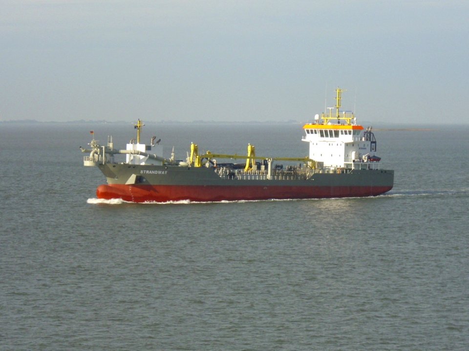 Dredge ship Strandway