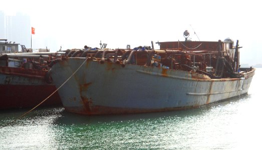 Dredge ships in Haikou 03