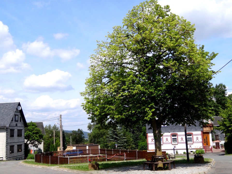 Dorfzentrum von Gösselsdorf (Reichmannsdorf), Thüringen