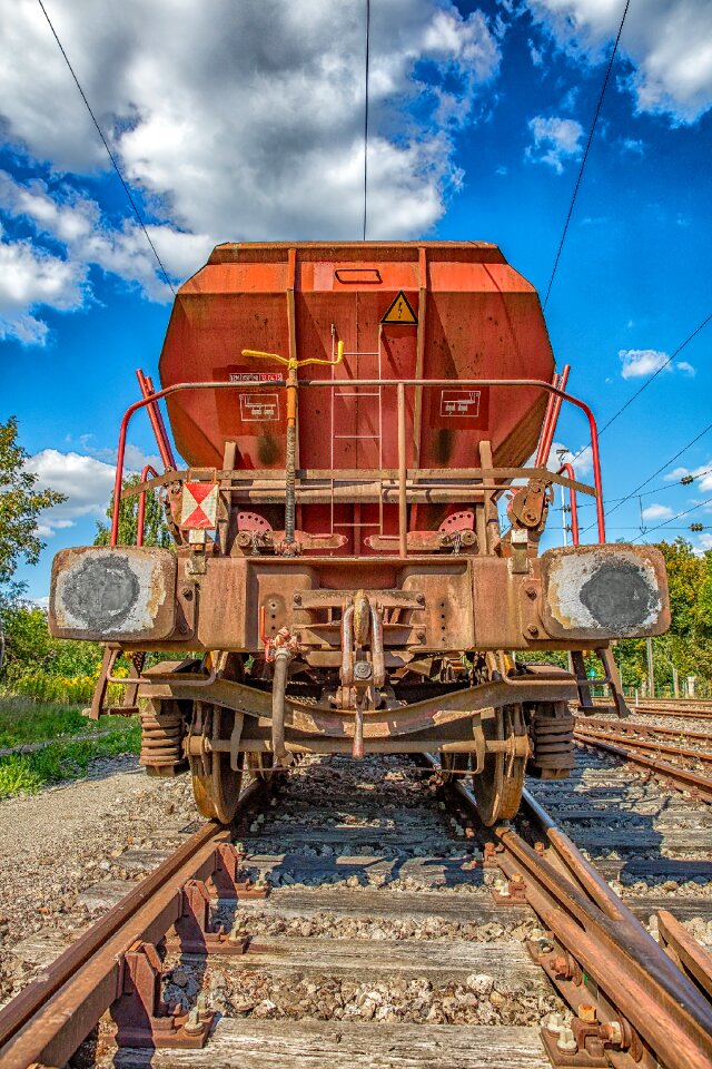 Train freight train rail traffic photo