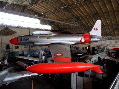 DT-289 Lockheed Shooting Star, photographed at the Aalborg Forsvars- og Garnisonsmuseum