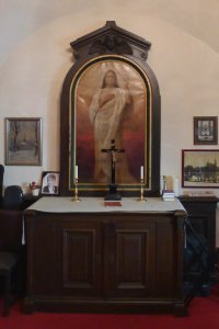 Dorfkirche Wilmersdorf ehemaliger Altar