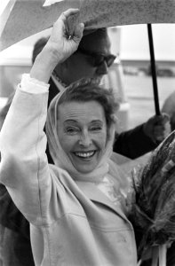 Duitse vooroorlogse filmster Lilian Harvey brengt bezoek aan ons land., Bestanddeelnr 915-4826