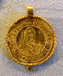 Ducat, Saxony, Herzog Johann Ernst zu Coburg, 1637 - Bode-Museum - DSC02665