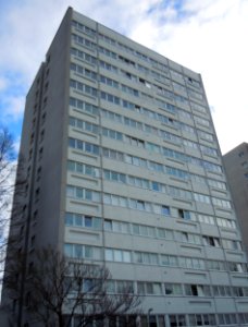 Dudeney Lodge from Upper Hollingdean Road, Brighton (January 2015)