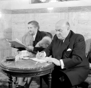 Duitse cabaretier en componist Rudolf Nelson (April 4, 1878—Februari 5, 1960) en, Bestanddeelnr 252-0236