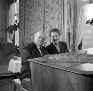 Duitse cabaretier en componist Rudolf Nelson (April 4, 1878—Februari 5, 1960) en, Bestanddeelnr 252-0262