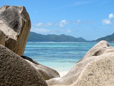 Seychelles ocean bay photo