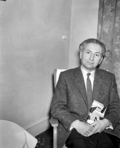 Duitse schrijver Gerd Gaiser in Amsterdam, Bestanddeelnr 911-0450