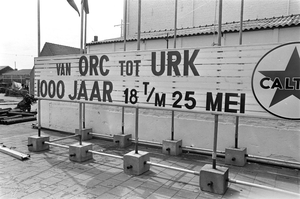 Duizend jaar Urk van 18 tot en met 25 mei bord, Bestanddeelnr 921-3720