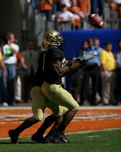 Ball carrier receiving catching