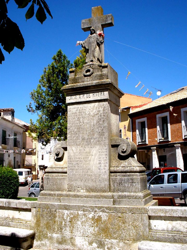 Dueñas - Dueñas a sus caídos, José Antonio Primo de Rivera