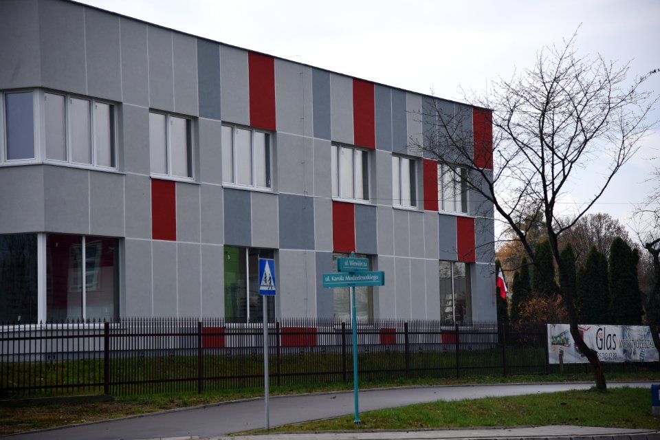 DSC 6749 Karola Modzelewskiego Street in Białystok Wiewiórcza intersection November 2019