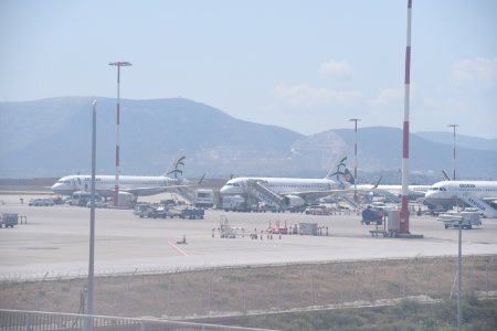 DSC 2787 aegean airlines aircraft athens airport july 2018