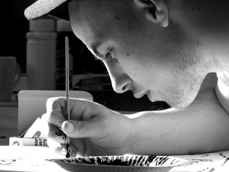 Pop art drawing artist