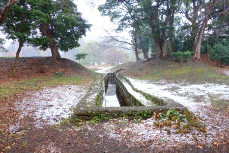 Duck hunting ground (kamoba) - Hama-rikyū Garden - Tokyo, Japan - DSC09625