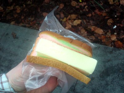 Durian Ice Cream Burger photo