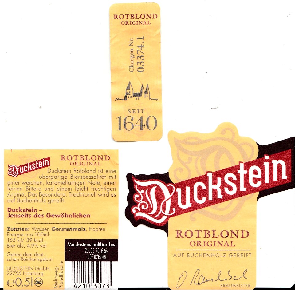 Duckstein - Duckstein Rotblond Original