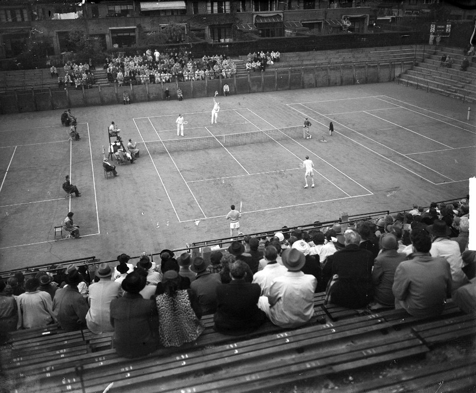 Dubbel Nederland tegen Zweden voor Davis Cup, Bestanddeelnr 903-9489