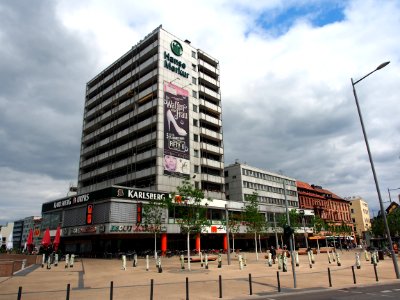 Dudweilerstrasse und Berliner pomenade mit Hanse Merkur, bild2