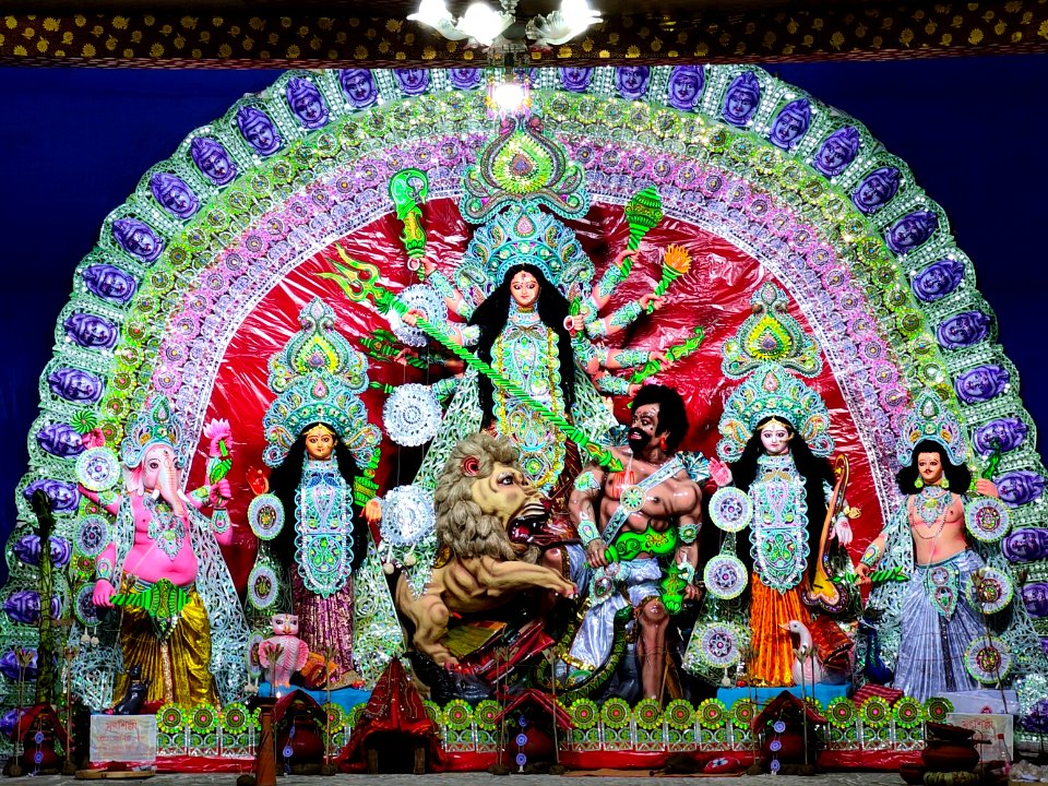 Durga Puja 2020 in Payradanga - Udayan Palli Mangal Samiti
