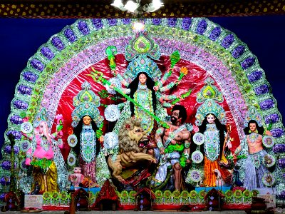 Durga Puja 2020 in Payradanga - Udayan Palli Mangal Samiti