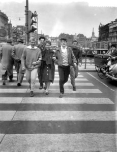 Duits filmsterretje Conny Froboess in Amsterdam, Bestanddeelnr 910-3391