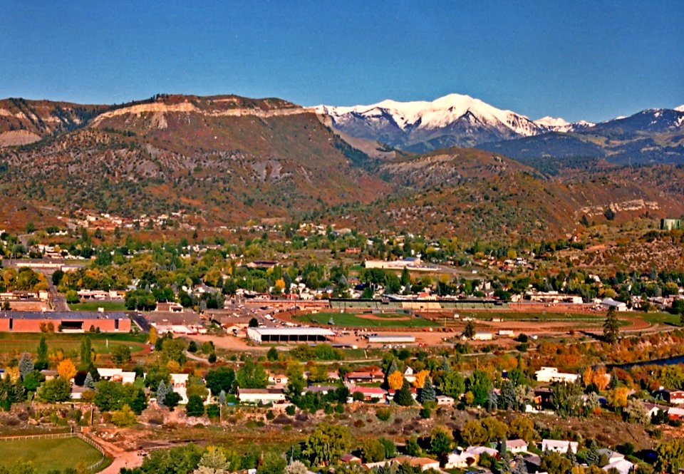Durango Colorado from Rim Drive