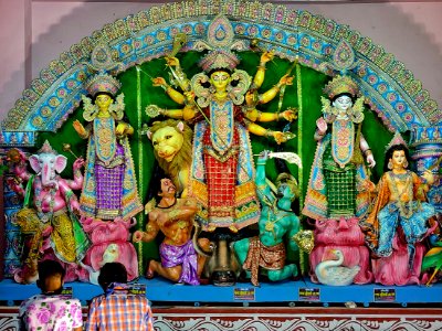 Durga Puja in Payradanga - Saptarshi Sangha