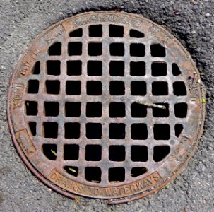 Dump No Waste, Drains to Waterways, USFI KIF 011913, India - Arlington, MA - DSC00428