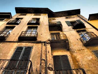 Italy balcony facade