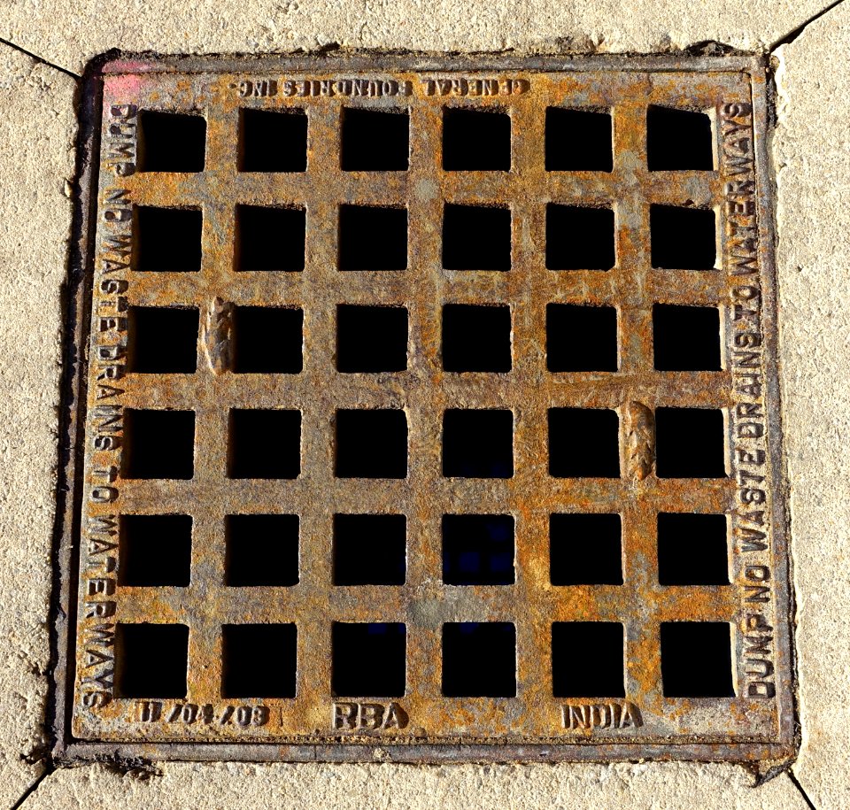 Dump No Waste Drains to Waterways, General Foundries Inc, India - Arlington, MA - DSC03500
