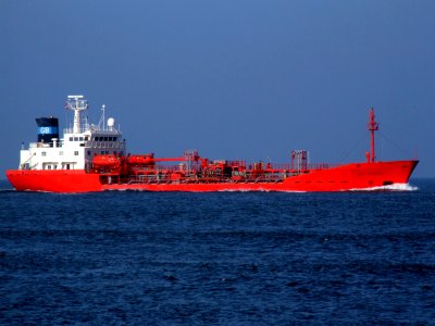 Dutch Progress IMO 8300990 approaching Port of Rotterdam, Holland