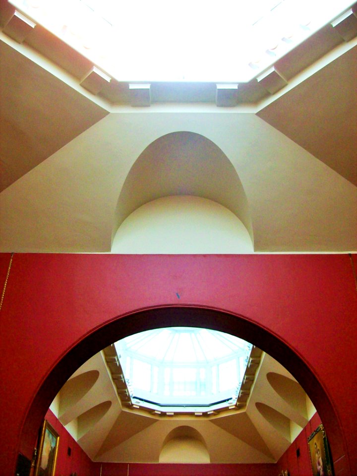 Dulwich Picture Gallery, gallery ceilings