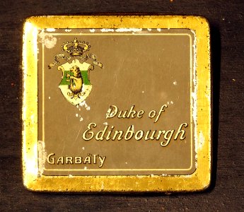 Duke of Edinbourgh Garbáty cigarettes tin pic2