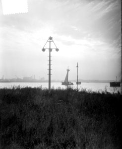 Duikerklok voor zoektocht naar scheepswrak van de Renata Leonard in IJmuiden, Bestanddeelnr 907-3475