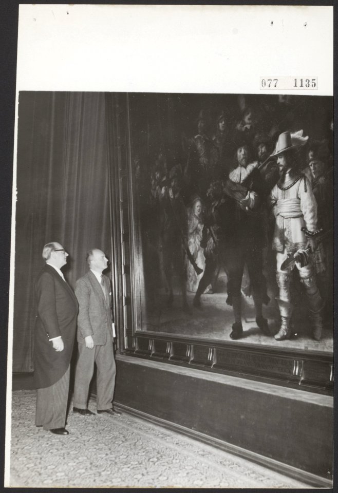Duitse minister van Buitenlandse Zaken Heinrich von Brentano bezoekt Nederland.I, Bestanddeelnr 077-1135