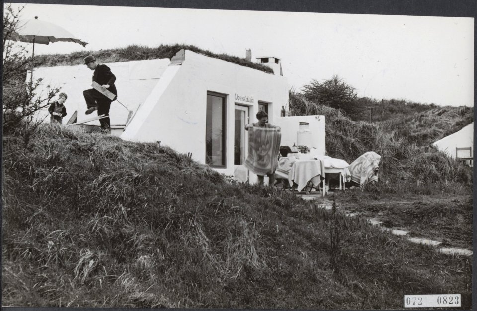 Duinen, bunkers, woningen, Bestanddeelnr 072-0823