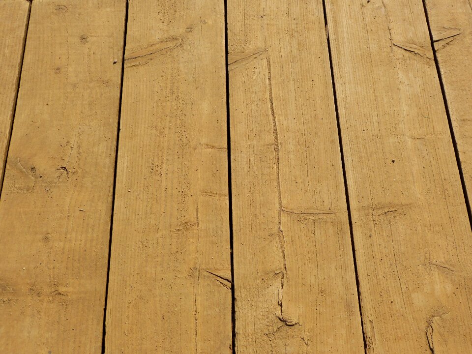 Plank wood weathered