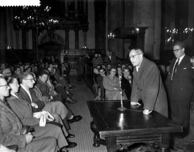 Ds Martin Niemoller (in Westerkerk Amsterdam), Bestanddeelnr 910-1021