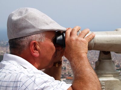 Male men sightseeing photo