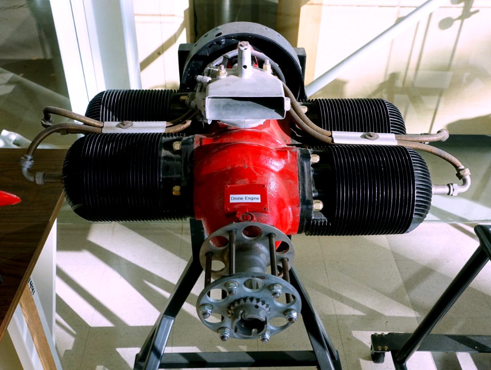 Drone engine (unspecified) - Evergreen Aviation & Space Museum - McMinnville, Oregon - DSC00484
