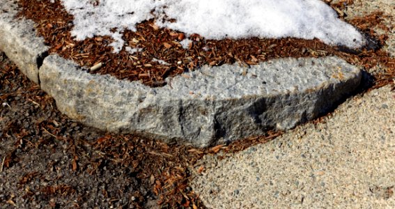 Driveway curbstone - Arlington, MA - DSC08355