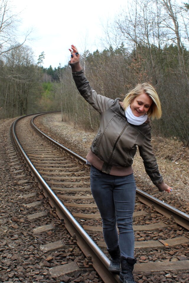 Girl track happy