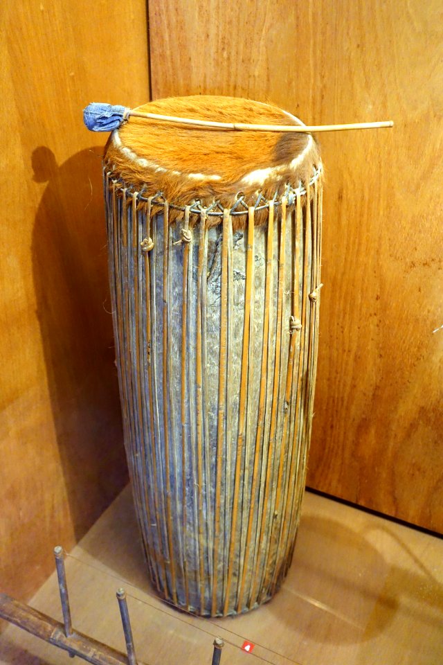 Drum, Co Tu - Vietnam Museum of Ethnology - Hanoi, Vietnam - DSC03256