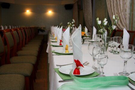 Table setting wedding decor laying