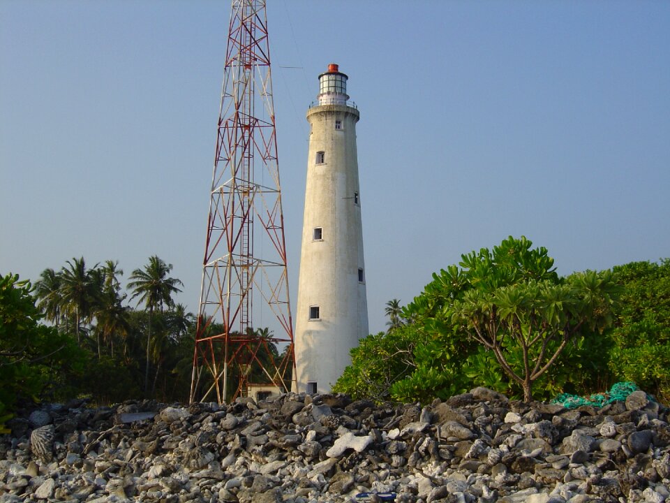 Lighthouse light island