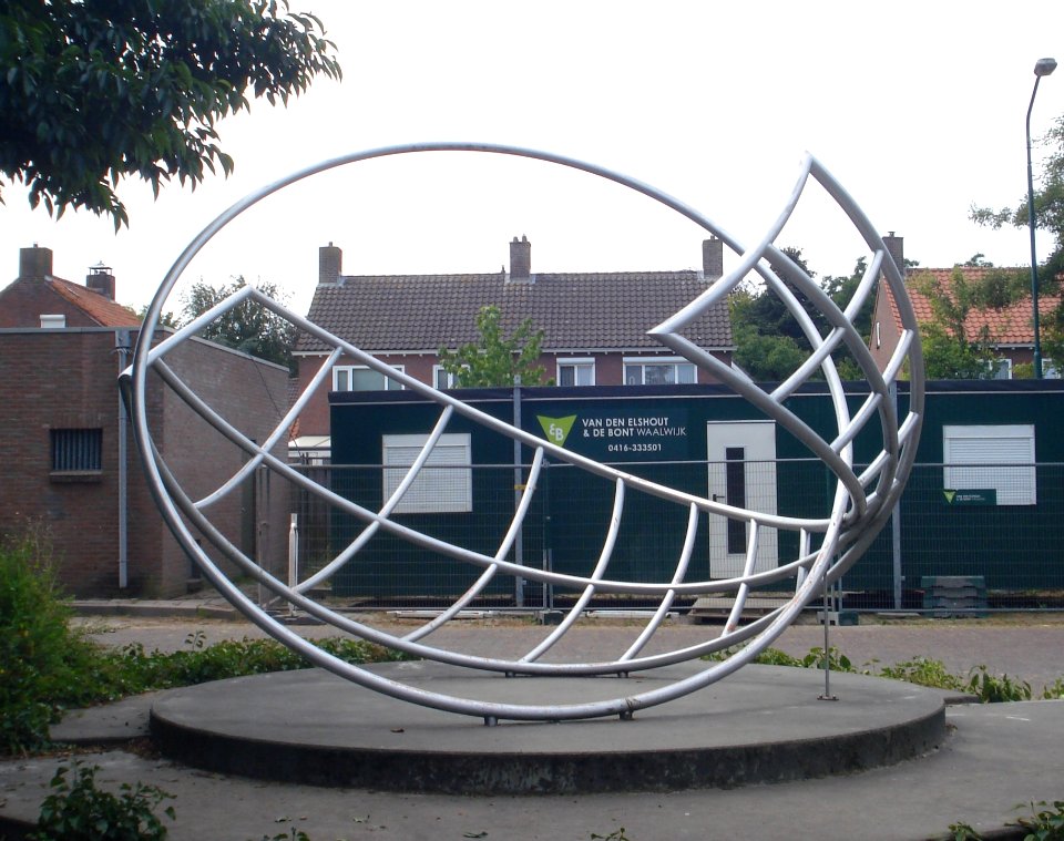 Drimmelen made kunstwerk the curl