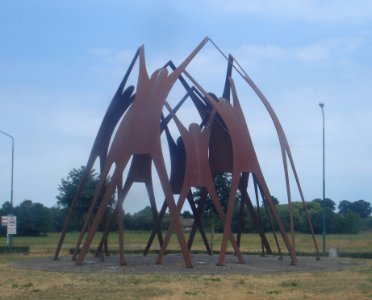 Drimmelen wagenberg kunstwerk samengaan