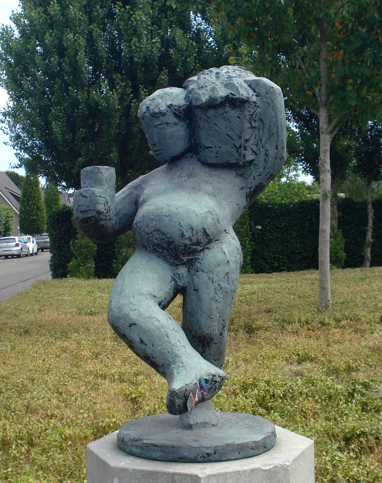 Drimmelen made kunstwerk bacchus